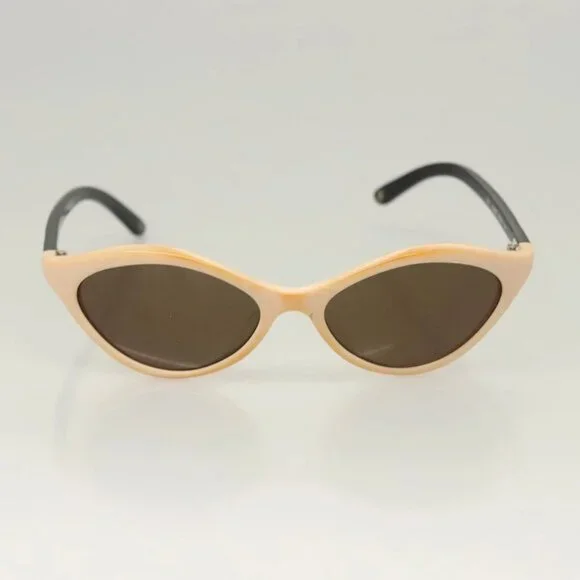 CHANEL Sunglasses plastic Beige CC Auth SW1020 - Picture 2 of 10